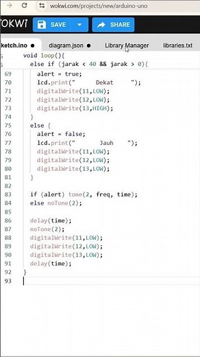 Arduino Distance Alert System#arduino #arduinoproject #elektro #elektronika #petanikoding