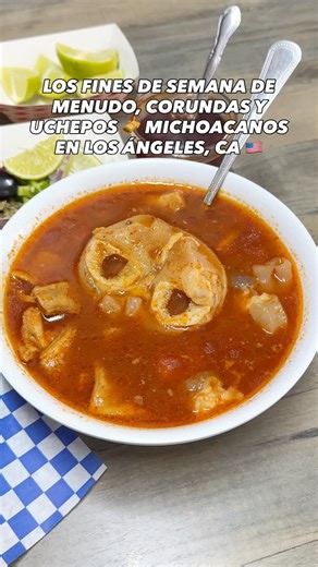 Enchiladas Michoacanas on Instagram: "Primo… si andas buscando comida michoacana auténtica en Bellflower, el fin de semana se vive en Enchiladas Michoacanas La Ruana 🇲🇽🔥 Aquí te espera el menudo estilo casero, con su sazón de rancho y tortillas recién hechas a mano. Y si quieres algo más tradicional, prueba nuestras corundas michoacanas y los uchepos recién hechos, suaves, calientitos y con ese toque familiar que solo encuentras en una cocina 100% casera 🌽💛 Todo esto lo servimos solo sábado