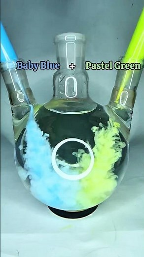 Fresh Pastel Blend – Blue & Green Harmony #expiment #colors #colormix