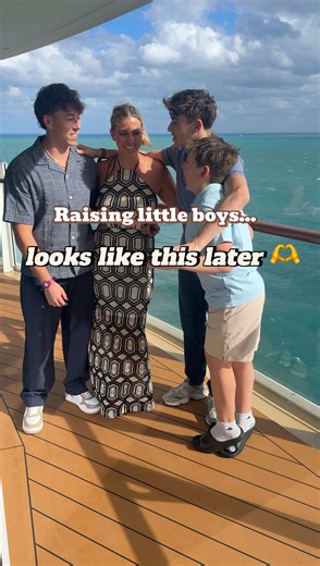 Somewhere between raising little boys and watching them grow into men… they became my favorite people to spend time with 🫶 #boymomlife #raisingboys #momofboys #raisingmen #motherhoodmoments