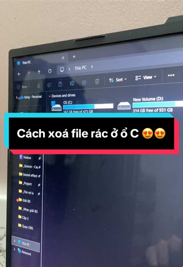 Hướng dẫn xóa file rác ở ổ C hiệu quả