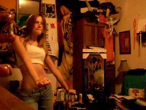 dancing to she wolf.AVI