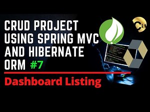 #7 CRUD Project using Spring MVC and Hibernate - Dashboard Listing