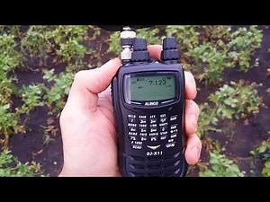 Alinco DJ-X11 and Antenna Mini-Whip (LW/MW/HF/VHF)