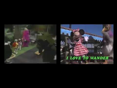 Barney & Mickey Mashup: Happy Wanderer (2B)