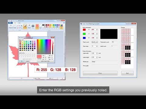 Epson ColorWorks | How to Use the Color Tone Matching Assistant