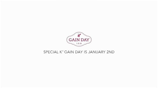 Kellogg's Special K TV Spot, 'Gain Day 2012'
