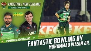 663K views · 10K reactions | Fantastic Bowling By Mohammad Wasim Jr. | Pakistan vs New Zealand | 4th ODI 2023 | PCB | M2B2T #PAKvNZ | #CricketMubarak | Pakistan Cricket Team | Facebook