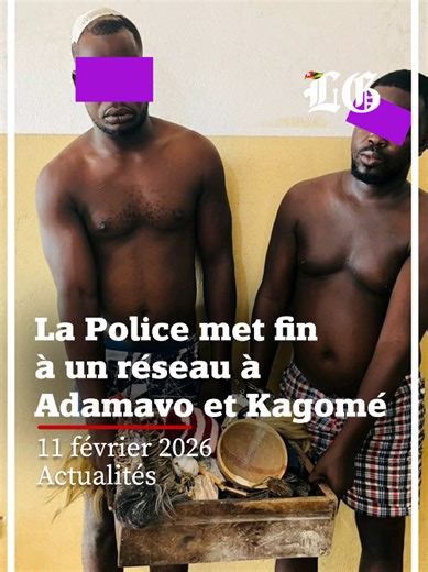 Escalade des murs en pleine nuit, garages ouverts de l’intérieur, motos revendues à bas prix… La Police nationale a interpellé deux individus soupçonnés de vol à domicile et de groupement de malfaiteurs dans les quartiers Adamavo et Kagomé. #PoliceNationale #Kagomé #adamavo