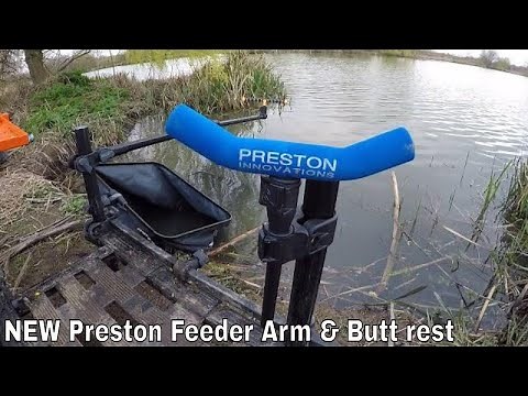 Preston Innovations Off Box Telescopic Feeder Arm and butt rest.
