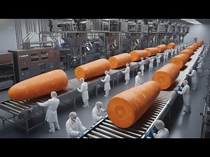 Inside the Carrot Factory – From Fresh Carrots to Juice, Dried & Puree & Oil | Industrial Automation