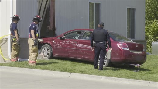 UPDATE: LFR believes the crash happened while the driver was entering the parking lot, though it’s unclear how the car ended up colliding with the wall. Read more: https://www.1011now.com/2025/09/11/driver-taken-hospital-after-car-collides-with-wall-south-lincoln-auto-shop/ | 10/11 News