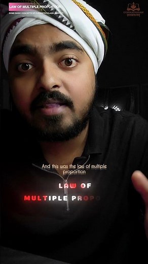 Law of multiple proportion | Ch-1 | Class-11 | NCERT #neet #jee #sukhvendra #gyankathanam