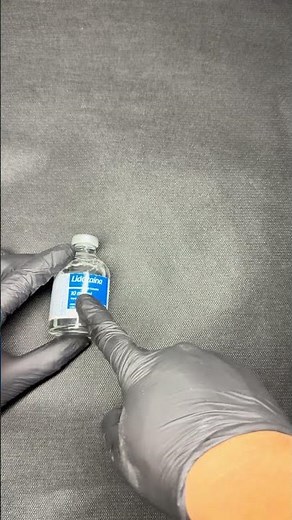 Use 1% or 2% lidocaine for finger anesthesia #anesthesia #nursing #doctor #wound