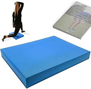 Balance Pad For Yoga Exercise - XL Foam Pad For Men And Women - Balance Cushion For Physical Fitness Training - Non-Slip Workout Pad