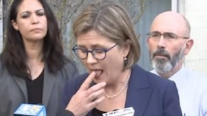 Officials keep warning the public not to touch their faces – and then do just that