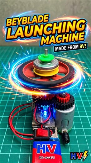 😱 Beyblade launching machine🚀⚙️|wait for last look| #experimnent #shorts #beyblade