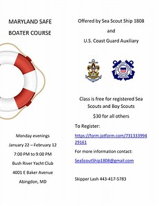 MD Boating Safety Class