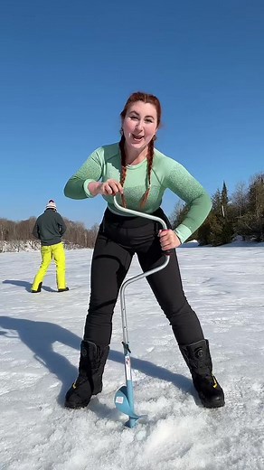 Auger instructions for you!! The joi of fishing! #fishing | Fishing