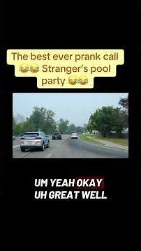 The best ever prank call 😂😂 Stranger’s pool party 😂😂 PART 1
