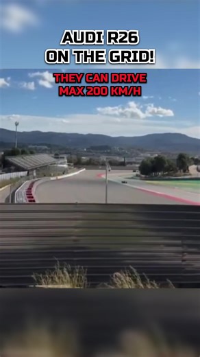 F1 TEAM AUDI R26 CAR TESTING! As first on the grid is