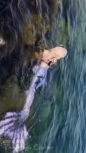 Magical Mermaid Performing in Lake Michigan