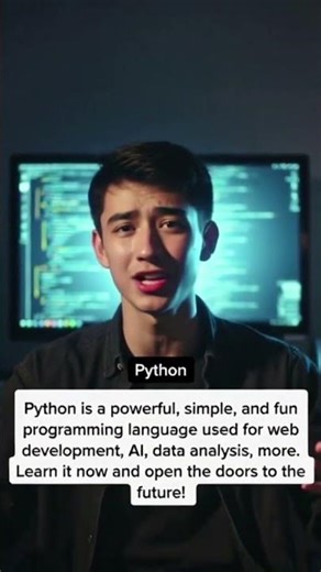 A simple definition of Python in Arabic, translated into English. Subscribe to the channel #python 💯