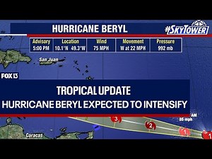 Beryl becomes first hurricane of 2024 season