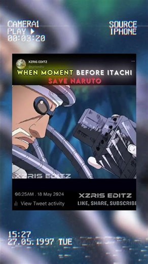when moment before itachi save naruto #narutoshippudenedita#itachiedit#likeandcomment#shortfeed