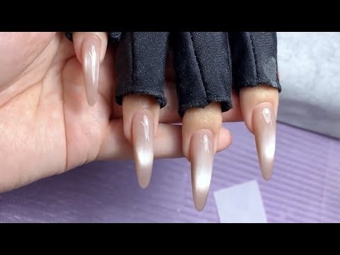 Soft Gel Extensions Transformation! From Short to Stunning ✨ #nailart