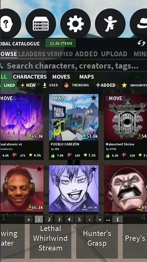 How to get custom moveset in tsb #roblox #tsb #viral