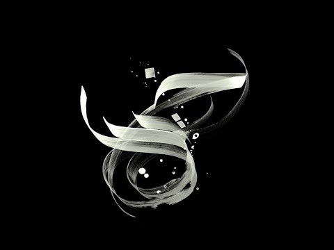 Ramin Nejat - Gole Yakh (Trippy Visualizer - Deep Techno / Persian Calligraphy AI Visuals)