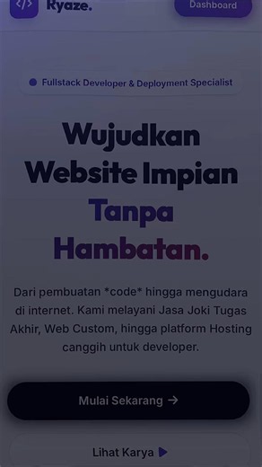 Info penting buat para programmer & mahasiswa IT yang lagi cari hosting gratis buat project! 🚀 Langsung aja meluncur ke ryaze.my.id. Dapet free storage 1GB, unlimited deploy, dan unlimited database! Udah support ReactJS, NextJS, Laravel 10-13, Python (FastAPI/Flask), sampe PHP Native. Gas cobain sekarang! 👇💻 #freehosting #hostinggratis #programmerindonesia #webdeveloper #laravel