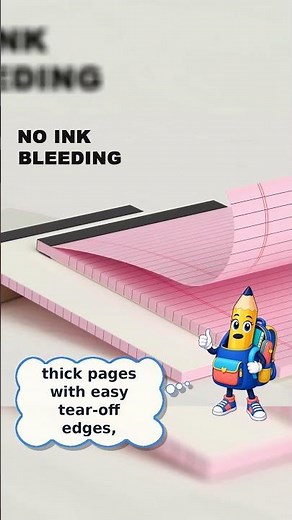 5 Pack Colored Legal Notepads for Quick Notes & School Work