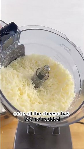 How to shred mozzarella in the food processor | money saver🤑