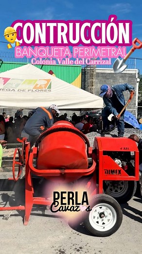 ¡Ya arrancamos con la construcción de la banqueta perimetral en Valle del Carrizal!👷🧱 | Perla Cavazos