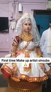 #First time Make up artist oirouba 🙏 | Anita Singha