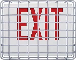 Safety Technology International, Inc. STI-9640 Exit Sign Damage Stopper, Protective Coated Steel Wire Guard