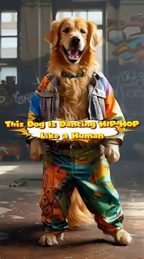 This Dog Is Dancing HIP-HOP Like a Human 🕺🐶 #cuteanimals #funnyshorts #dog #dogdance