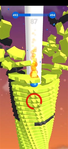 Stack Ball Level 493