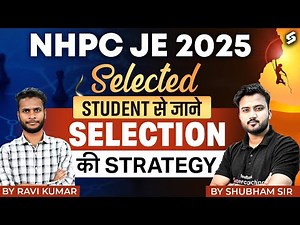 NHPC JE 2025 | NHPC JE Preparation Strategy from NHPC Topper | NHPC JE Civil Strategy by Shubham Sir