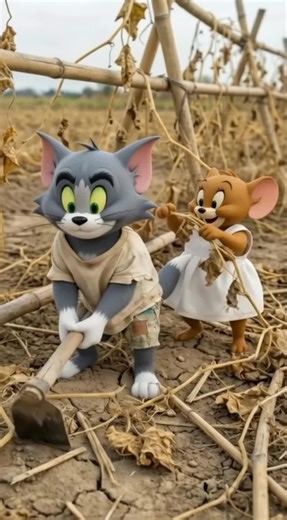 tom and jerry farming #tomandjerry #fyp #ai