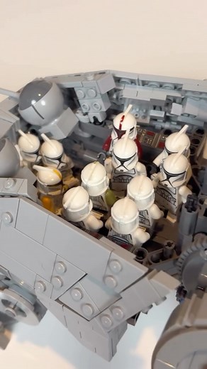 BrickVault on Instagram: "How Many LEGO Clone Troopers Fit in This Custom AT-TE? 🤔 Video by @axle.brix MOC by @8th_brother_brick Instructions on BrickVault.toys!"