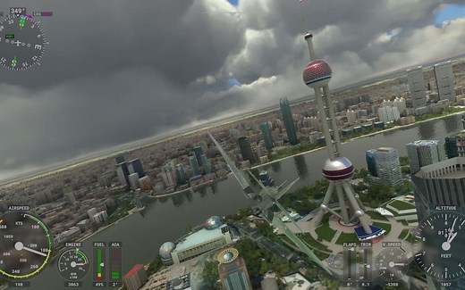 微软飞行模拟2020 上海更新包