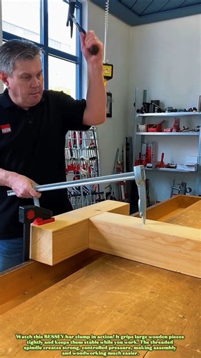 This Clamp Makes Big Wood Projects So Easy! #Tools #DIY #Shorts