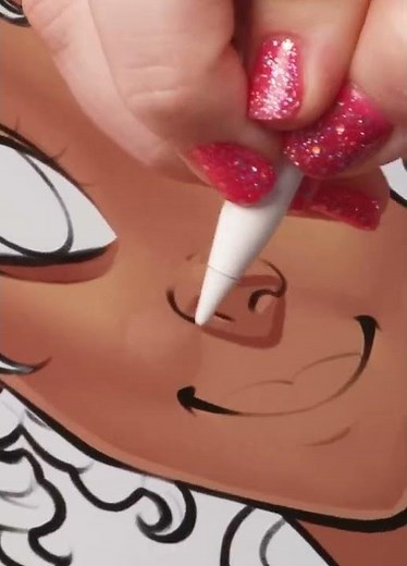 Drawing Calamity Anne from Amphibia