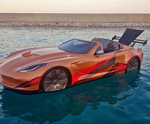 This is not a Chevy Corvette C7, Just One of the Coolest-Looking Boats Ever