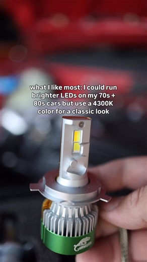 MotorMavens on YouTube 📹 on Instagram: "3 different headlight color temps from one H4 LED bulb. I’m excited to try these @boslla bulbs out! I’ll update after I install them. #headlight #headlights #ledheadlights #ledheadlight"
