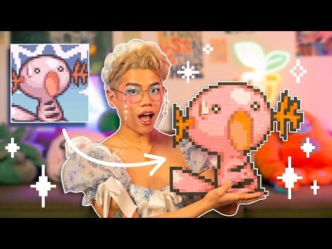 I Made Pokémon Pixel Art for my Best Friend 🎨 Frederic's Art Camp