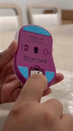 hunart H6 49g Wireless Mouse, Bluetooth & 2.4GHz